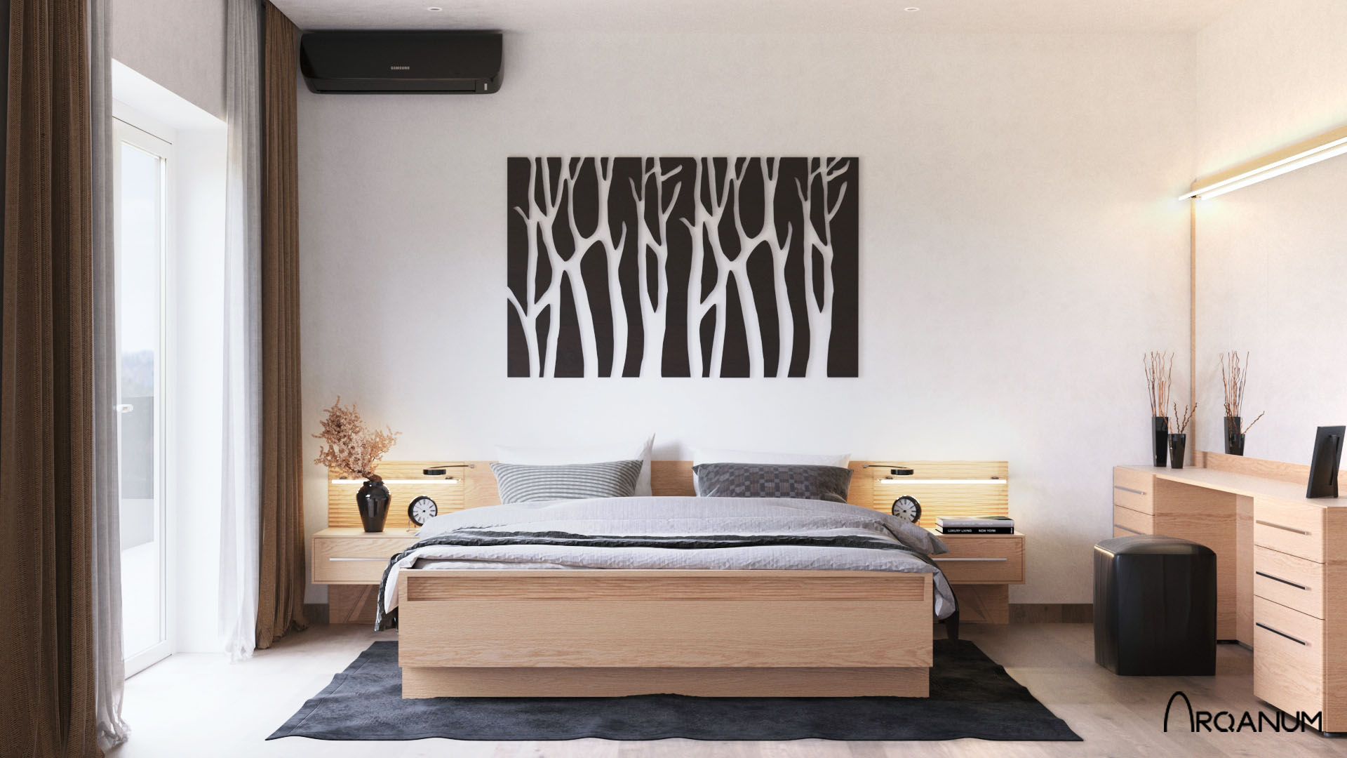 Residential building in Ávila, bedroom